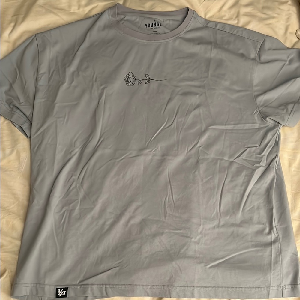 YoungLA Blue Gray Men's T-Shirt